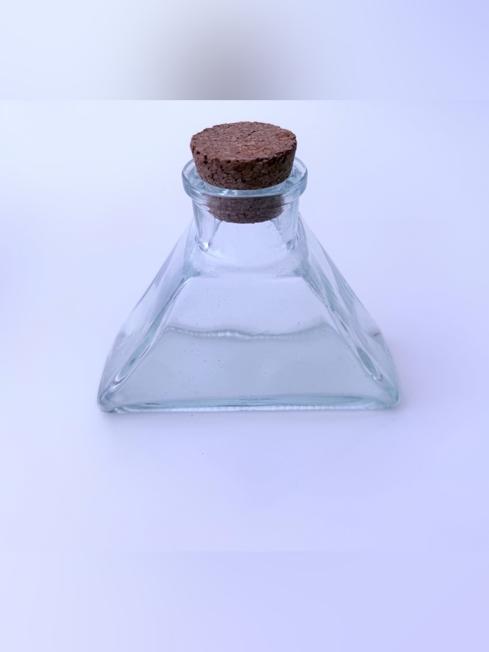 European handmade Vintage Glass storage container.